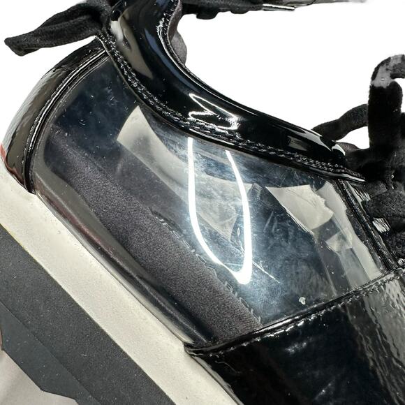 JESSICA RICH Transparent Sneaker Black Clear Women's Size 37 NWT In Box Size 7 - Picture 6 of 16